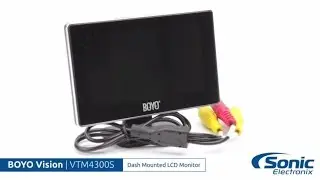 ЖК-монитор BOYO Vision VTM4300S для приборной панели | Обзор продукта