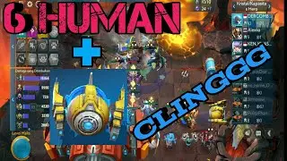Chess rush - 6 human + emaknya drone s90