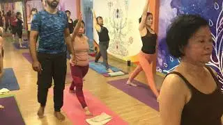 15 mins Vinyasa class ( master Ganga ) #yoga #yogaeveryday #yogalife #poweryoga