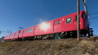 Train Crossing an Ancient Brick Bridge | Meitetsu Mikawa Line, Japan