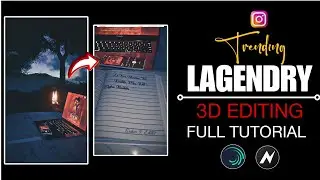 3D Cinematic Video Editing On Android | Node Video Editor & Alight Motion