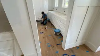The Downside of Oak Wire Brushed Floors.