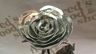 Création d'une rose en aluminium...