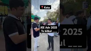 Kota Students react to JEE Advanced 2025 🤫 #jee2025