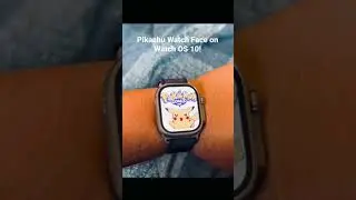 Pikachu Apple Watch Face! #pikachu #pokemon #apple #applewatch #watchos10