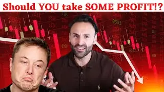 Will Tesla Stock Crash soon!?? (New Technical Analysis says YES!)