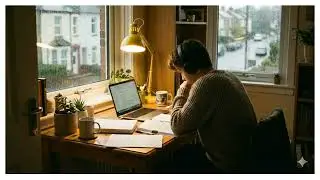 Study With Me | Cozy Rainy Day ☕📖 (First Session)