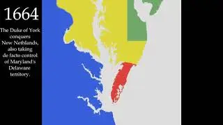 Territory disputes and changes to Colonial Maryland