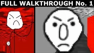 Baldi's Basics Stickman Edition Mod - Run 1 - Full Game Walkthrough & Ending (Baldi's Basics Mods)