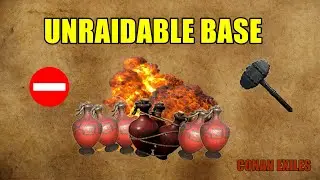 CONAN EXILES / HOW TO BUILD A DIFFICULT BASE TO RAID!!!