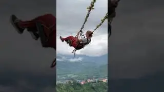 The Giant Ping, Have you tried it ??#trill #adventuresport #viralshort #thrill #trending #nepal