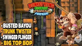 Donkey Kong Country Tropical Freeze: #3 - Est&aacute;gio 4 | 2&ordf; Fase Secreta/ Fase Especial/ Boss/ Mundo 01