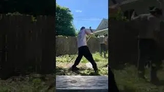 OVERGROWN Property Clean Up TIME LAPSE of Property Cited by City YARD CLEAN UP