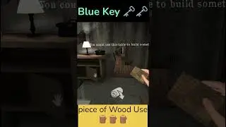 Piece Of Wood🪵🪵 Use and I Found Blue Key 🗝️ In Mr Meat Game | #mrmeat #mrmeatgameplay #viralshort