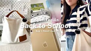 organizando mi bolso para la universidad🎒| back to school ft. muzen