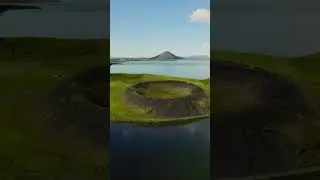 #myvatn #iceland # dronevideo #crater