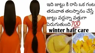 Winter Hair Fall Control 🔥 | Natural Mask to prevent hair fall in winter