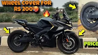 2025 pulsar rs200 full video and modifications || wheel cover for rs200 modifications