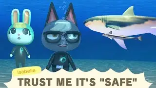 If You Use Your Nookphone to See UNDERWATER in Animal Crossing Thanks to This Trick (@jin_men5611)