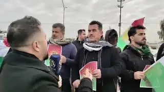 ئێستا تەرمی شەهید ئەحمەد هێمن هێنرایەوە کەرکوک وپێشوازی لێدەکرێت