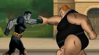 X-MEN series the blob vs colossus & cyclops dc2 animation 