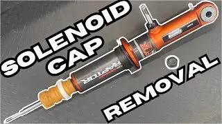 How to Remove the Solenoid Cap from Live Valve Fox Ford Raptor Shocks!