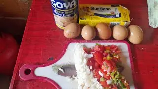  Cooking fry dumplings (fry bake) + eggs & butter bean