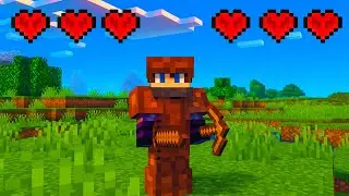 100 Days - LEATHER ARMOR & WOODEN WEAPONS #minecraft  #shortsfeed  #shortsfeed  #minecraftlive