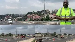 Ofankor–Nsawam 10-Lane Road: Stunning Crash Barrier Installation@Agya Herbal + Pokuase Junction Mess