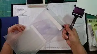 Card Making Tutorial: Lovely As a Tree and Inked Embossing Folder