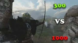 300 BATTANIAN FIAN VS 1000 BIG ARMY (SIEGE) - Mount & Blade 2 BANNERLORD