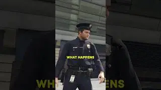 Can You Fool Cops by Wearing a Police Uniform in GTA 5? 👮&zwj;♂️#gta5  #shorts