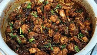 Spicy Chicken Fry Recipe | Telugu Village Style Chicken Fry | Siri Kitchenn