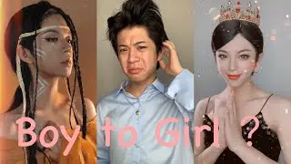 Boy To Girl#crossdress#TikTok popular crossdresser 2#cross dress roanyer 2021 #Chinese cross dresser