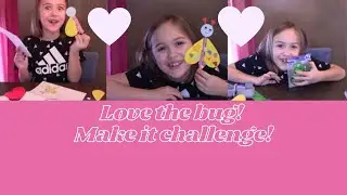 Adalia makes Valentine's day lovebug card challenge fidgets Sensory FX
