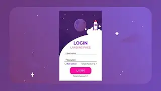 Animated Login Form using Html and CSS   Website Login Page