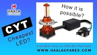 (TAMIL) CYT LED Headlight 40W - White | Haala Spares