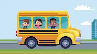 The wheel on the bus | Kids Rhymes Video | Baby song