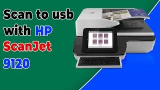 Scan to USB with HP Scanjet 9120/Review  HP Scanjet 9120