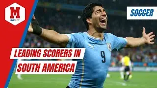 LEADING SCORERS IN SOUTH AMERICA QUALIFIERS