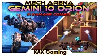Gemini 10 Orion hits WAY TOO HARD💥 | Support Only Hangar - Mech Arena