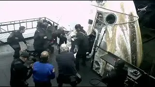 Crew 11 returns early in ISS's first medical evacuation