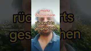 Moritz Zimmermann r&uuml;ckw&auml;rts gesprochen😎🤠 🧠🤔😇😜🤣😃😀😂