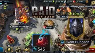 Raid: Shadow Legends- craft rare relics at Forge and a peek at new Event Dungeon 
