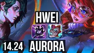 HWEI vs AURORA (MID) | 3/1/3 | KR Diamond | 14.24