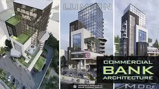 Commercial Building Design: LUMION ANIMATION || Bank Architecture Competition