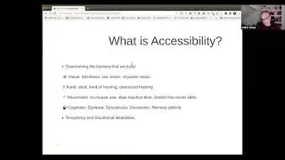 Accessibility Best Practices for Moving Mathematics Online, July 13, 2020