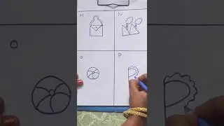 How to draw alphabet MNOP drawing #kidsdrawing # educationaldrawing#viral#shortspeed#shorts