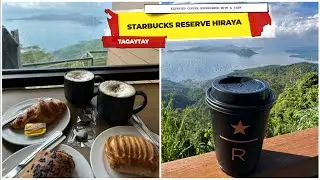 Starbucks Reserve Hiraya Tagaytay | Elevated Coffee Experience with Taal Volcano View ☕️⛰️