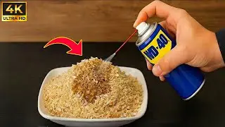 Mix WD40 with SAWDUST 😱 Every House Needs It But No One Does It